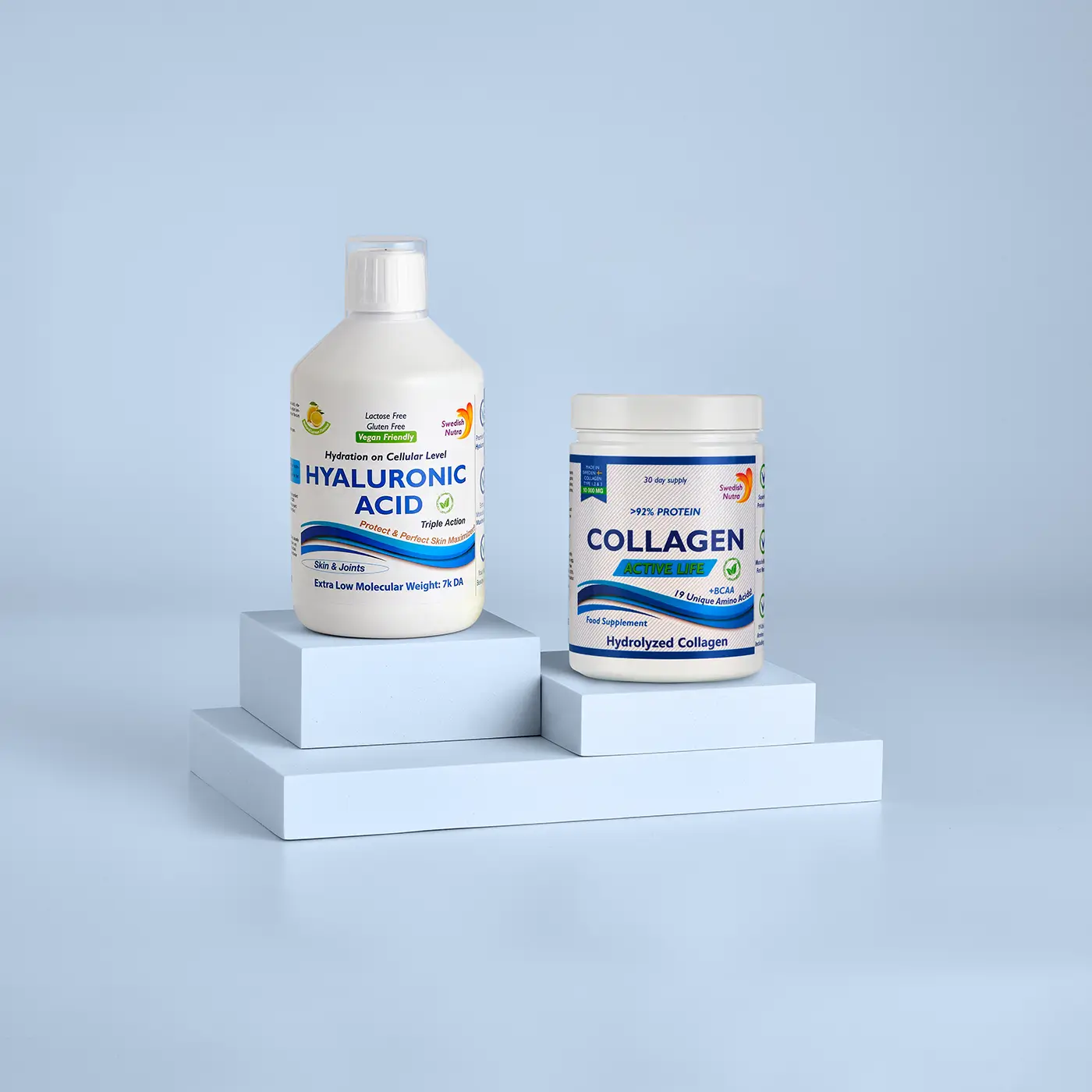 Pachet Beauty – Colagen Pulbere Tip 1,2,3 + Acid Hialuronic Lichid Pachet Beauty - Colagen Pulbere Tip 1,2,3 + Acid Hialuronic Lichid