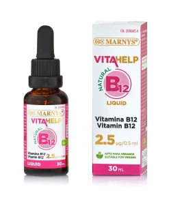 Vitamina B12 Lichidă 2.5 mcg (Ciancobalamină) – Produs Vegan – 30 ml