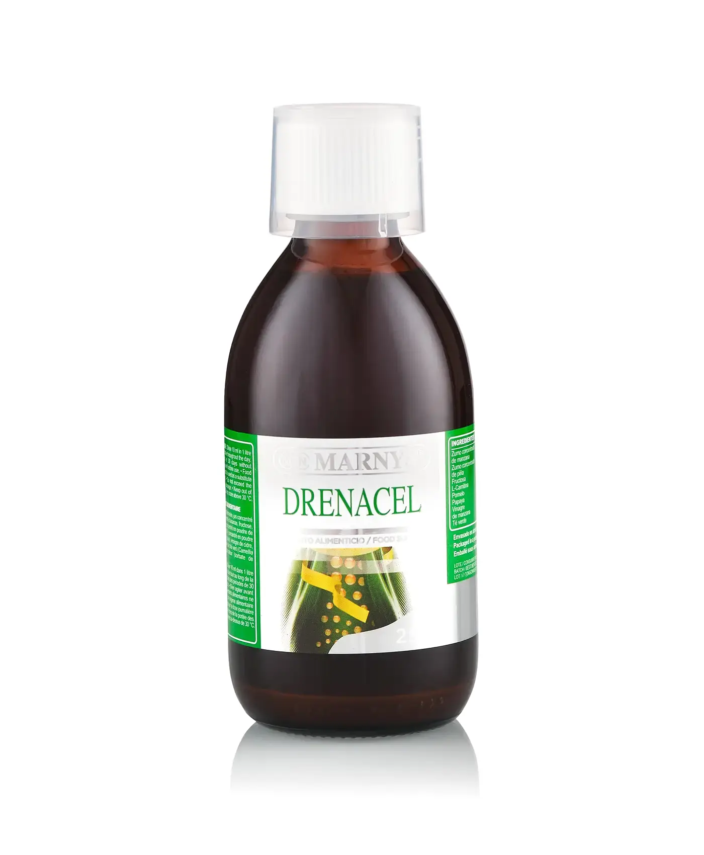 Drenacel pentru Slăbire, Reglare Tranzit, Balonare, Diuretic, 100% Natural - 7 Ingrediente Active – 250 ml