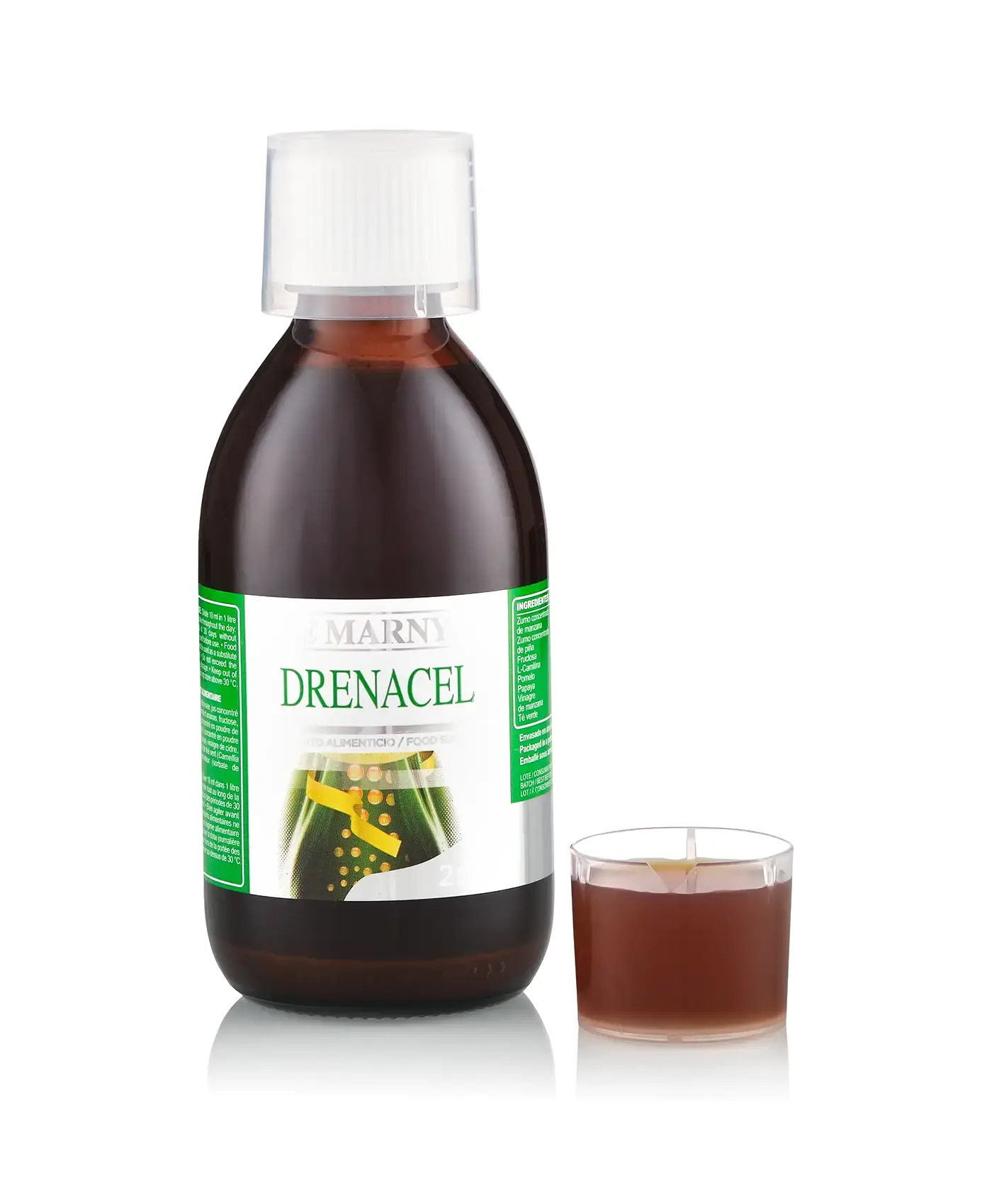 Drenacel pentru Slăbire, Reglare Tranzit, Balonare, Diuretic, 100% Natural - 7 Ingrediente Active – 250 ml