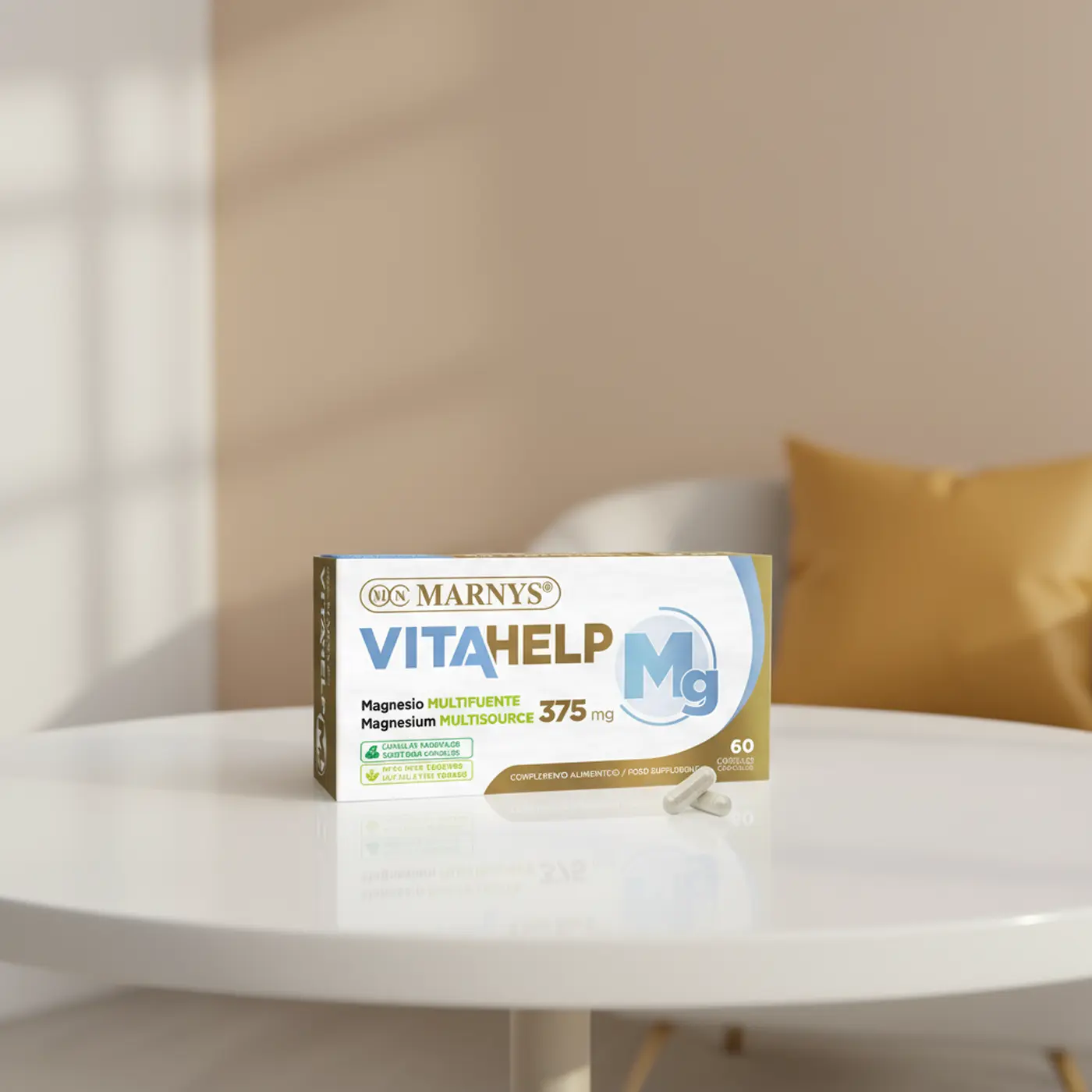 Magneziu Vitahelp 60 Capsule Magneziu Vitahelp 60 Capsule