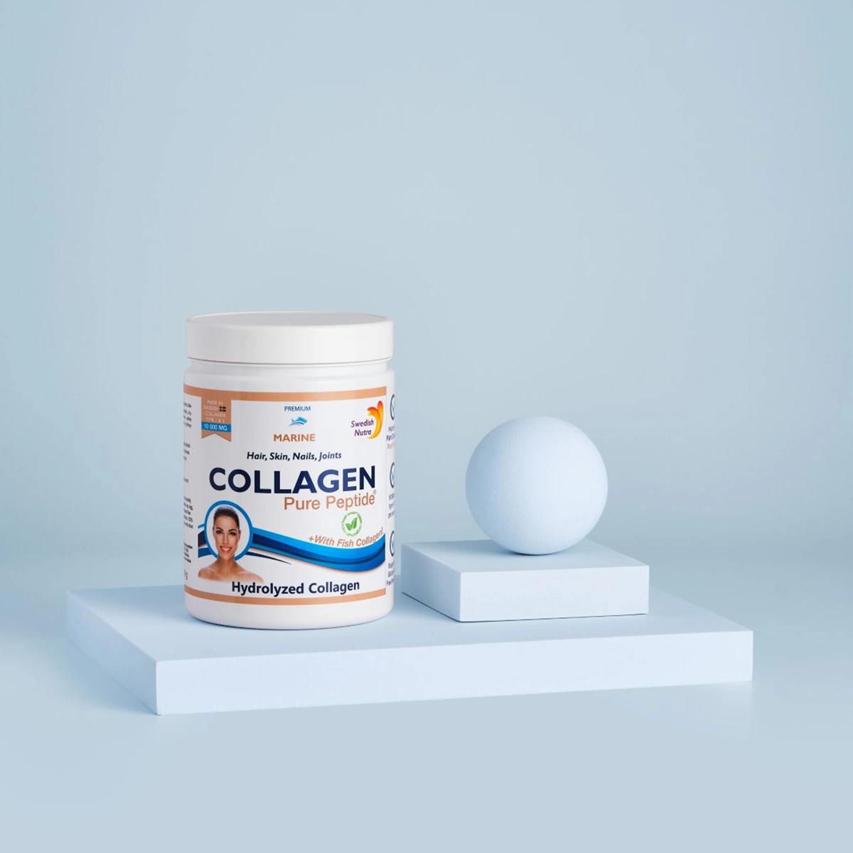 motive-pentru-care-merita-sa-incerci-Colagenul-Marin-Hidrolizat-Pulbere-din-gama-Swedish-Nutra Fish Colagen Hidrolizat Pulbere Tip 1 și 3 cu 10.000mg - 300 g