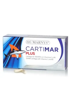 Cartimar Plus – Cartilaj de Rechin + Vitamina C + Vitamina B6 pentru Articulații, Tendoane, Ligamente – 100% Natural – 60 Capsule