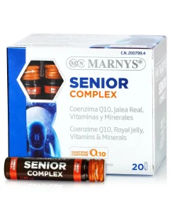 SENIOR COMPLEX – Coenzima Q10 cu 110mg + Lăptișor de Matcă + Vitamine + Minerale - Pentru Energie, Vitalitate și Imunitate odată cu Înaintarea în Vârstă – 20 Fiole
