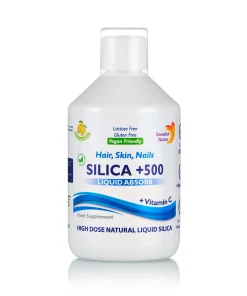Siliciu Lichid 500 Mg, pentru îmbunătățirea producției naturale de colagen