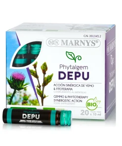 Phytalgem DEPU - Complex cu 7 plante pentru Eliminarea Toxinelor din Organism - Produs BIO - 20 fiole