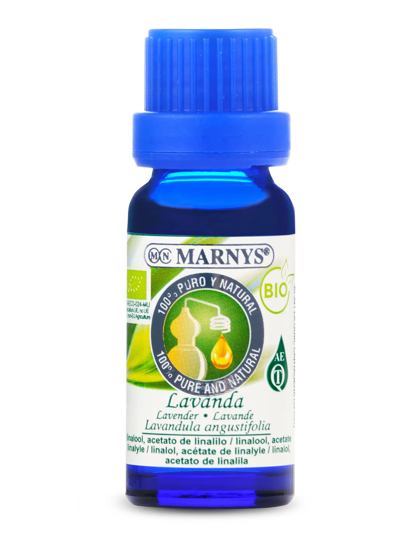 Lavandă BIO 15ml, Ulei Esential MARNYS, 100% Natural si Pur, Chemotipat (Lavanda angustifolia)