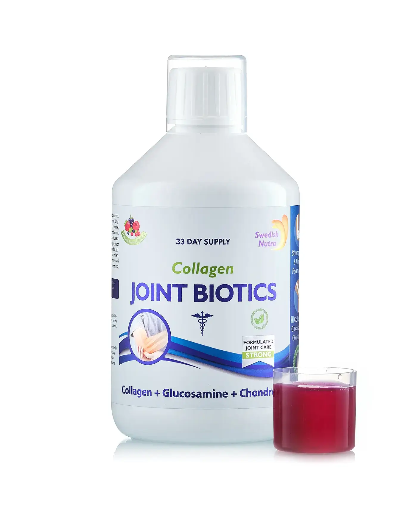 Colagen Joint Biotics - Lichid, Hidrolizat de Tip 1, 2 si 3 cu 5700 mg