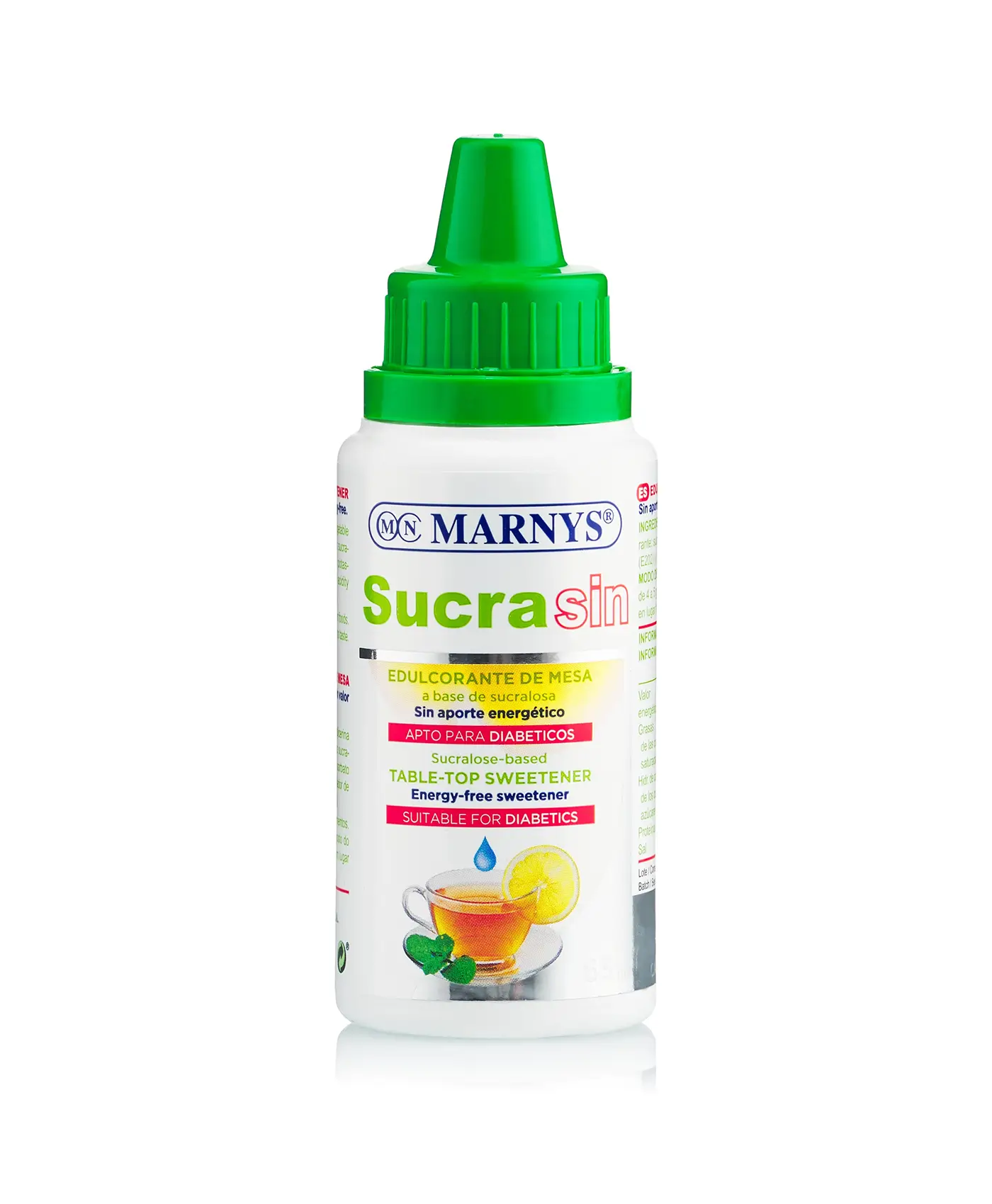 SUCRASIN SWEETENER – Sucraloza indulcitor fara calorii pentru reducerea aportului de zaharuri din alimentatie – Potrivit pentru diabetici – Flacon cu 65 ml