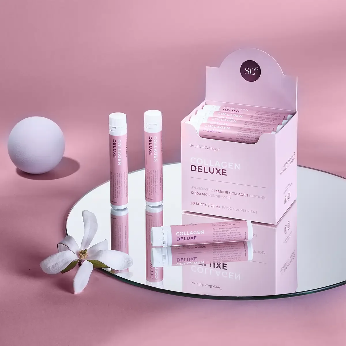 Colagen-Deluxe-Colagen-Marin-Hidrolizat-Lichid-Tip-1-si-3-cu-12.500mg Colagen Deluxe – 30 Shots – Colagen Marin Hidrolizat Lichid Tip 1 si 3 cu 12.500 mg + Acid Hialuronic 75 mg + Biotina 5000 mcg + MSM 125 mg + Zinc + Siliciu + Vitamine