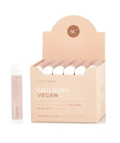 Colagen Vegan - 30 Fiole Buvabile - Colagen Lichid din surse Vegane cu 10.000 mg + Acid Hialuronic + Biotină + MSM + Zinc + Siliciu + Seleniu + Vitamine