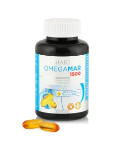 OMEGAMAR cu concentratie mare de Omega 3 DHA + EPA 1500 mg pentru sanatatea inimii, a creierului si a ochilor – 60 gelule