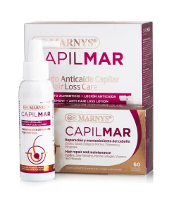 Tratament complet impotriva caderii parului – CAPILMAR capsule + CAPILMAR lotiune