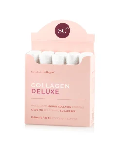 Colagen Deluxe 10 Shots Travel Pack – Colagen Marin Hidrolizat Lichid cu 12.500 mg la doza zilnica - Cutie