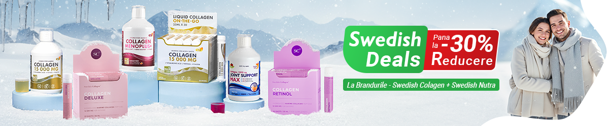 Swedish Deals - Pana la 30% Reducere la Gama Swedish Collagen si Swedish Nutra